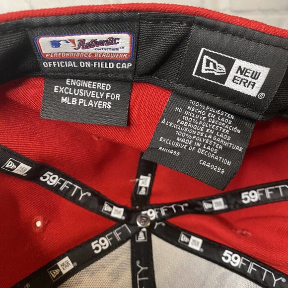 New Era Toronto Blue Jays On Field 4th of July Hat Flat Fitted 8 Red 59Fifty New - Picture 8 of 10